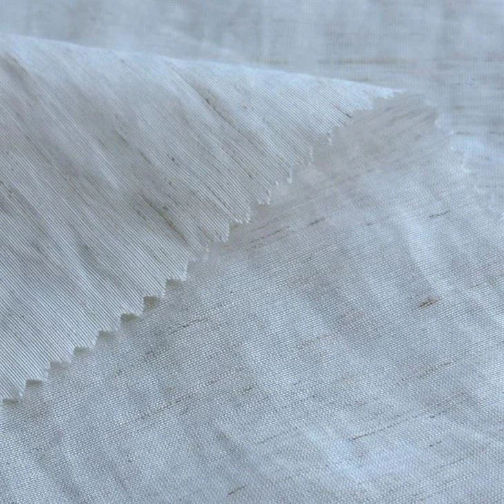 Nylon Rayon Linen Woven Fabric