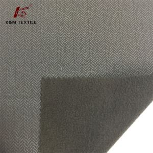 100D 4 krypčių tamprus reljefinis klijuotas audinys