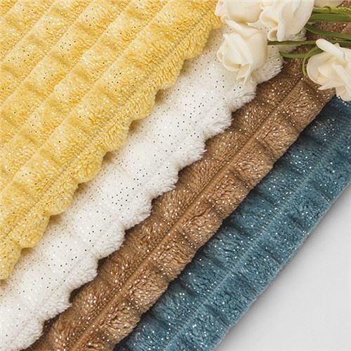 Antspaudas Sidabrinis žakardo flanelinis audinys